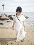 Dắt von bồ đi biển r đụ